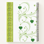 Spiraal Notitieboek St. Patrick's Floral Shamrocks (Achterkant)