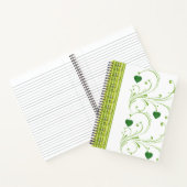 Spiraal Notitieboek St. Patrick's Floral Shamrocks (Binnen)