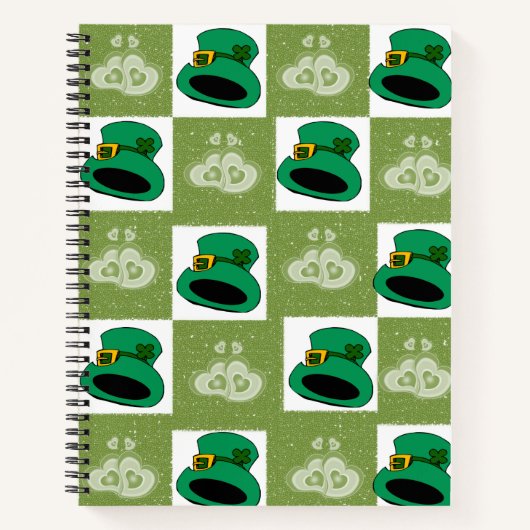 Spiraal Notitieboek St. Patrick's Petten Harten (Voorkant)