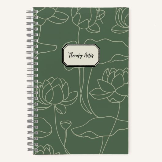 Spiraal Notitieboek, Therapistisch Notitieboek (Voorkant)