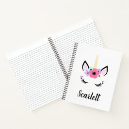 Spiraal Notitieboek - Unicorn Head