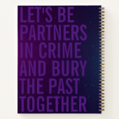 Spiraal Notitieboek van partner in criminaliteit (Achterkant)
