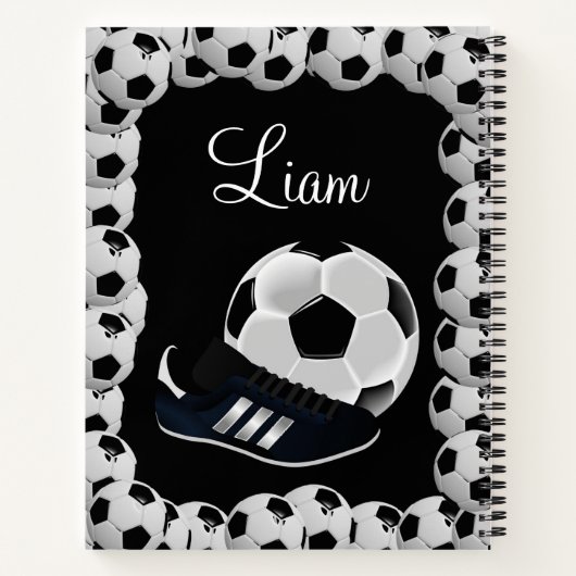 Spiraal Notitieboek Voetbal (Achterkant)