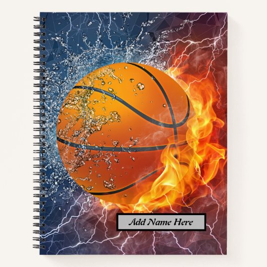 Spiraal Notitieboek voor Basketball (Voorkant)