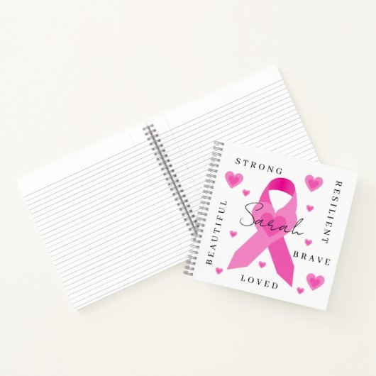 Spiraal Notitieboek voor borstkanker (Binnen)