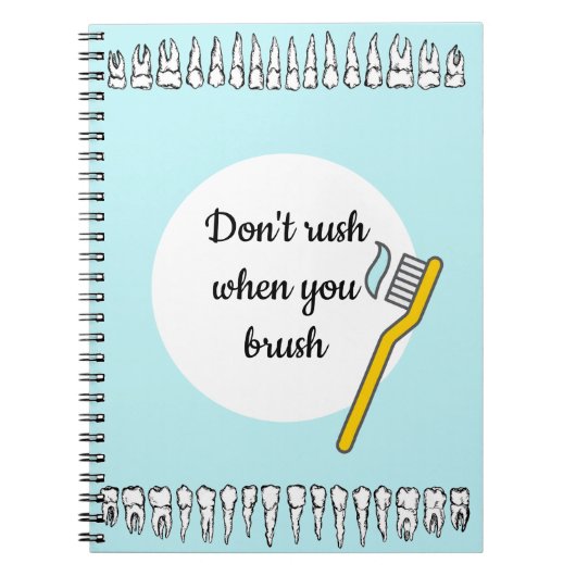 Spiraal notitieboek voor tandartsen (Voorkant)