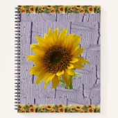 Spiraal Notitieboek Zonnebloem (Voorkant)