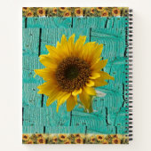 Spiraal Notitieboek Zonnebloem (Achterkant)