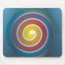 SPIRAAL OP BLAUWE ACHTERGROND