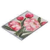 Spiraal Pioen Notitieboek (Linkerzijde)