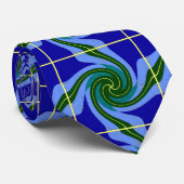 Spiraal Plaid Das (Opgerold)