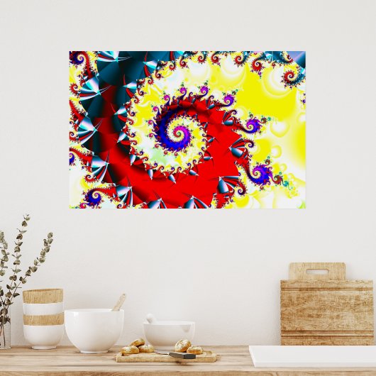 spiraal poster (Keuken)