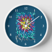 Spiraal regenboog waterverf abstract (Voorkant)