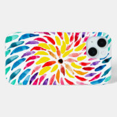Spiraal regenboog waterverf abstract Case-Mate iPhone case (Achterkant (horizontaal))