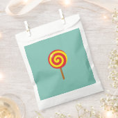 Spiraal Rode Gele Lolly Bedankzakje (Geknipt)