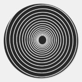 Spiraal Ronde Sticker (Voorkant)