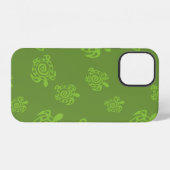 Spiraal Schildpad Patroon iPhone Hoesje (Achterkant horizontaal)