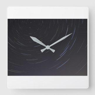 Spiraal Ster Vierkante Wandklok