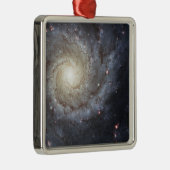 Spiraal sterrenstelsel M74 Metalen Ornament (Rechts)