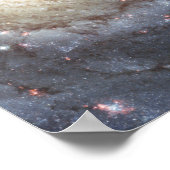 Spiraal sterrenstelsel M74 Poster (Hoek)