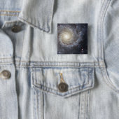 Spiraal sterrenstelsel M74 Vierkante Button 5,1 Cm (In situ)