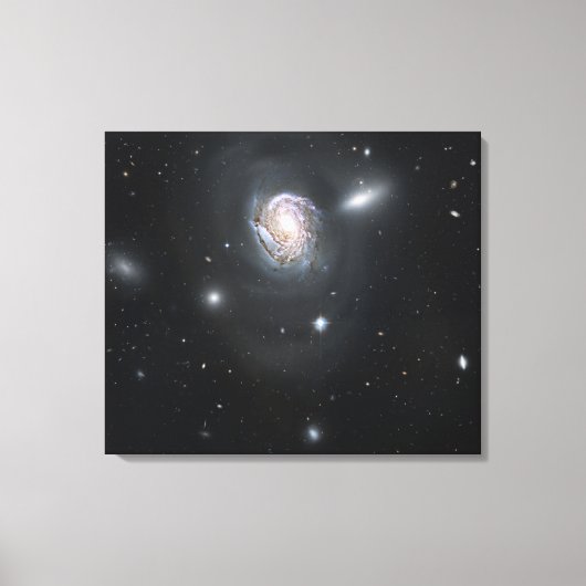 Spiraal sterrenstelsel NGC 4911 Canvas Afdruk (Voorkant)