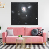 Spiraal sterrenstelsel NGC 4911 Canvas Afdruk (Insitu (Woonkamer))