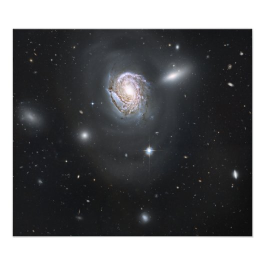 Spiraal sterrenstelsel NGC 4911 Foto Afdruk (Voorkant)