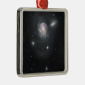 Spiraal sterrenstelsel NGC 4911 Metalen Ornament (Rechts)