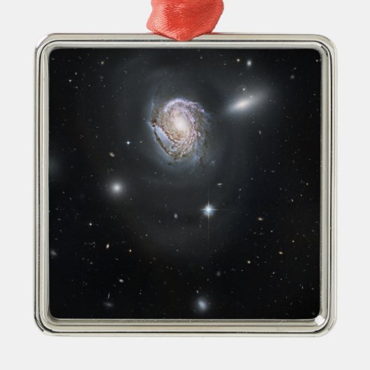 Spiraal sterrenstelsel NGC 4911 Metalen Ornament (Voorkant)