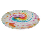 Spiraal stropdas-kleurstof, regenboog wervelpatroo snijplank (Hoek)