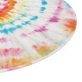 Spiraal stropdas-kleurstof, regenboog wervelpatroo snijplank (Hoek)