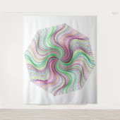 Spiraal Tapijt Wandkleed (Voorkant)