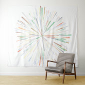 Spiraal Tapijt Wandkleed (In Situ (horizontaal))