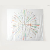 Spiraal Tapijt Wandkleed (Voorkant (horizontaal))