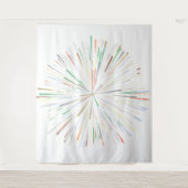 Spiraal Tapijt Wandkleed (Voorkant)