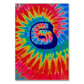 Spiraal Tie Dye Trouwtafel Zes Kaart (Achterkant)