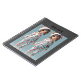 Spiraal twee Cartoon stijl meisjes Notitieboek (Linkerzijde)