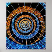 Spiraal Twinkellicht Poster – Wandkunst (Voorkant)