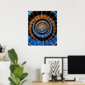 Spiraal Twinkellicht Poster – Wandkunst (Thuiskantoor)