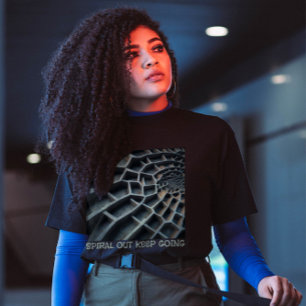 Spiraal uit blijven gaan - Fibonacci geïnspireerd T-shirt