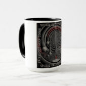 Spiraal uit blijven gaan - Tool Retro Art Mok (Voorkant links)