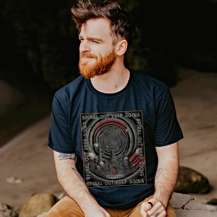Spiraal uit blijven gaan - Tool Retro T-shirt