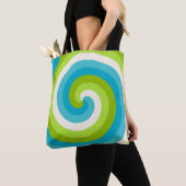 spiraal van de tropische twist tote bag (Dichtbij)