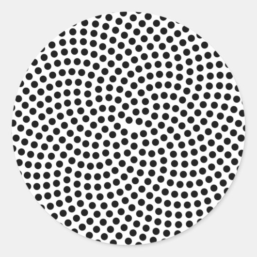 Spiraal van Fermat Ronde Sticker (Voorkant)