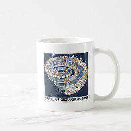 Spiraal van geologische tijd Aarde's History Spira Koffiemok