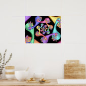 Spiraal van Lepels Poster (Keuken)
