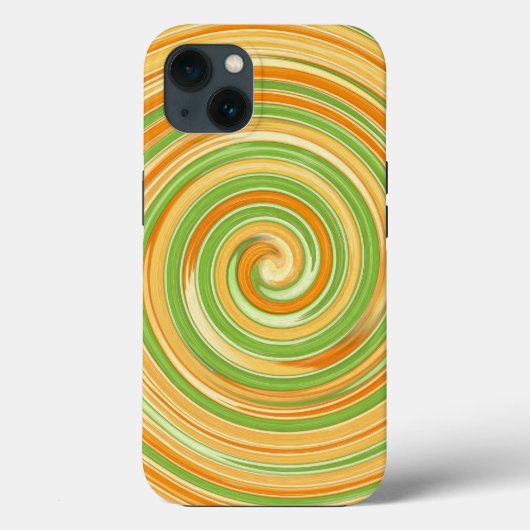 Spiraal van leuke citruskleuren Case-Mate iPhone case (Achterkant)