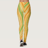 Spiraal van leuke citruskleuren leggings (Achterkant)