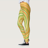 Spiraal van leuke citruskleuren leggings (Links)